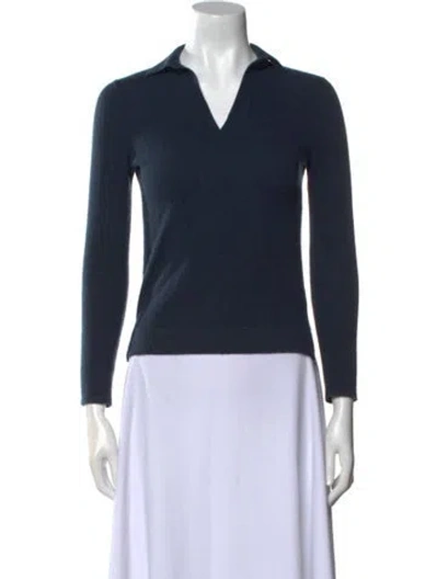 Pre-owned Arch4 V-neck Sweater In Blue