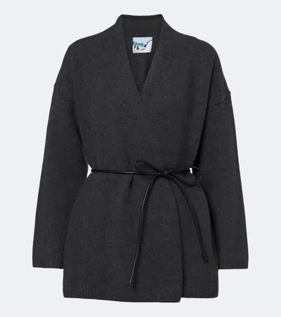 Arch4 Walmer Cashmere Cardigan In Grey