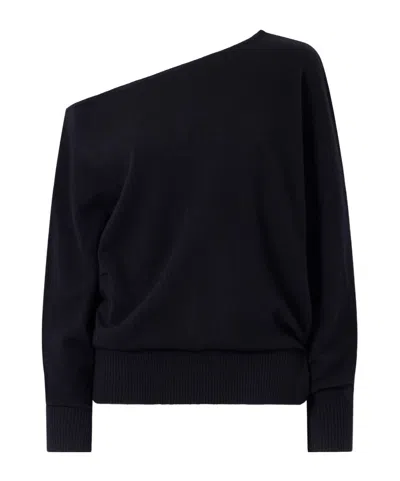 Arch4 Wiki Off-the-shoulder Cashmere Sweater In Black
