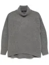 Arch4 Long-sleeved Sweater In Grey