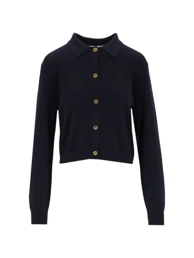 Arch4 Wrexham Cashmere Cardigan In Blue