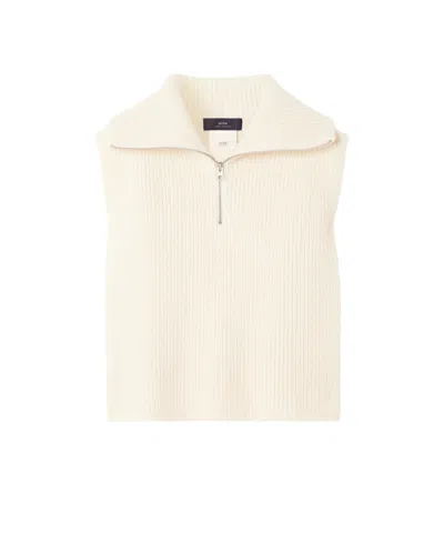 Arch4 Zipper Scarf In Neutral