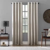 Archaeo Colt Grommet Top Energy Saving 100% Blackout Single Curtain Panel In White