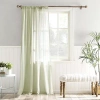 Archaeo Coralie Rod Pocket Sheer Single Curtain Panel In Green