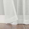Archaeo Vail Grommet Top Sheer Single Curtain Panel In White