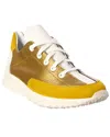 Arche Andhye Leather Sneaker In Gold