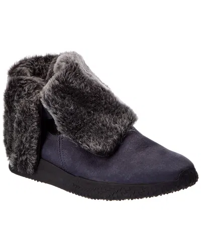 Arche Andosk Leather Bootie In Gray
