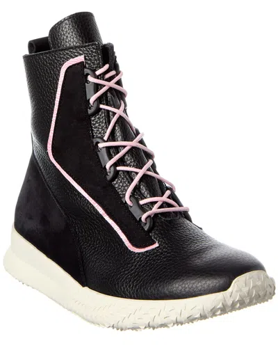 Arche Andrew Leather Sneaker In Black