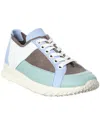 Arche Androy Leather Sneaker In Blue