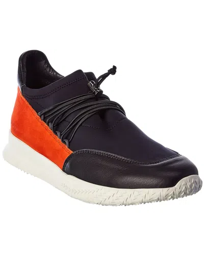 Arche Andy Leather & Suede-trim Sneaker In Pink
