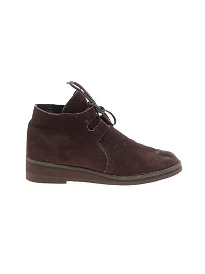 Pre-owned Arche Ankle Boots In Burgundy