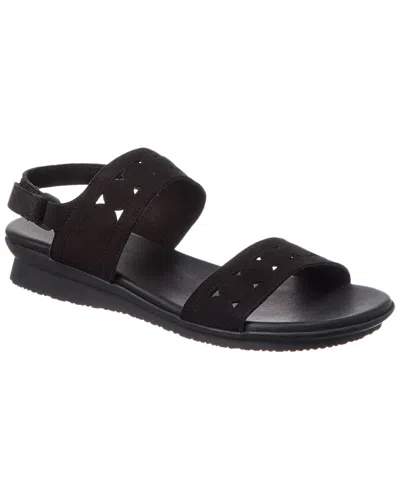 Arche Aucloe Suede Sandal In Black