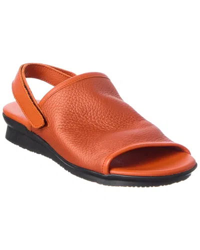 Arche Auhala Leather Sandal In Brown