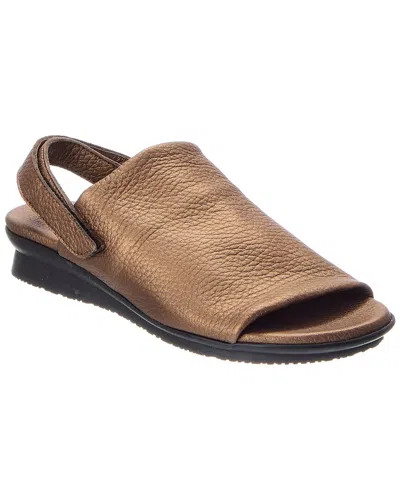 Arche Aurasy Leather Sandal In Brown
