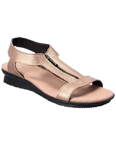 Arche Aurnaa Leather Sandal In Brown