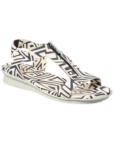 Arche Aurnaa Leather Sandal In White