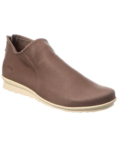 Arche Babyqi Leather Bootie In Grey