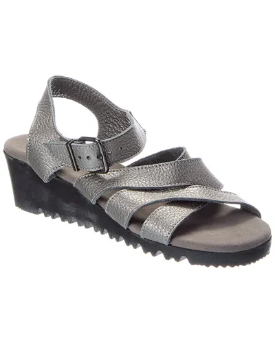 Arche Balbaz Leather Sandal In Gray