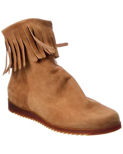 Arche Baorri Leather Bootie In Brown