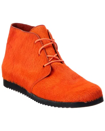 Arche Baotek Haircalf Bootie In Orange