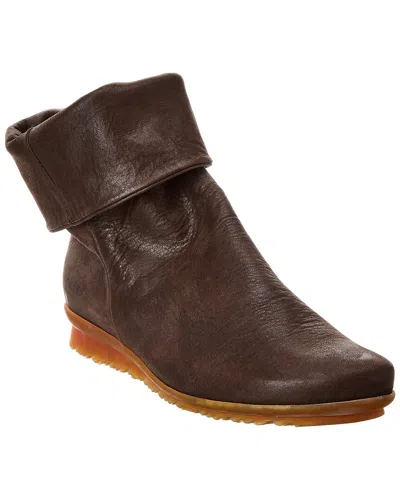 Arche Bararc Leather Bootie In Brown