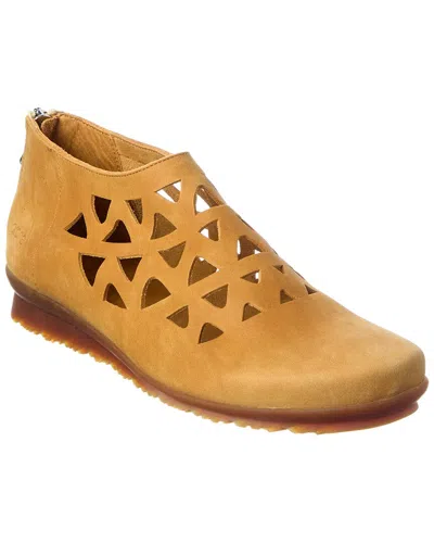 Arche Barazz Leather Flat In Brown