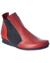 Arche Barssy Leather Bootie In Red