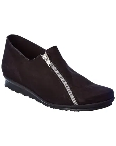 Arche Barway Suede Flat In Brown