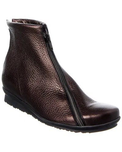 Arche Barwol Leather Bootie In Red