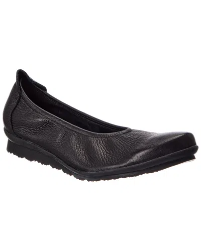 Arche Baryam Leather Flat In Black