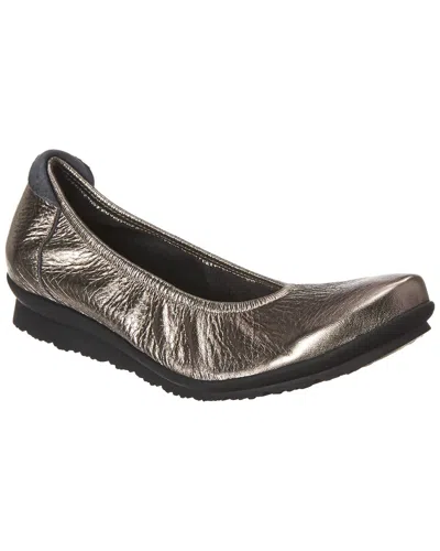 Arche Baryam Leather Flat In Brown