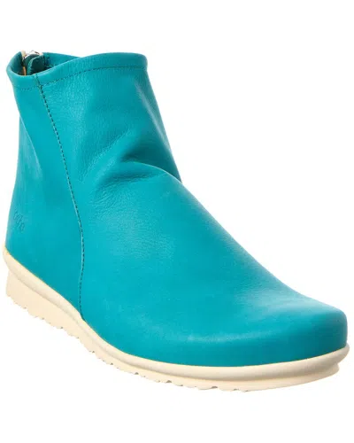 Arche Baryky Leather Bootie In Green