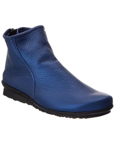 Arche Baryky Leather Bootie In Blue