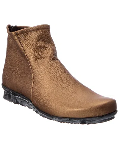 Arche Baryky Leather Bootie In Brown