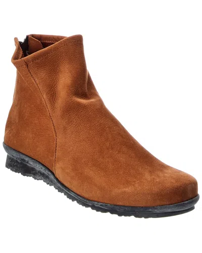Arche Baryky Leather Bootie In Brown