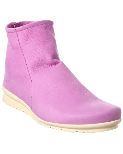 Arche Baryky Leather Bootie In Pink