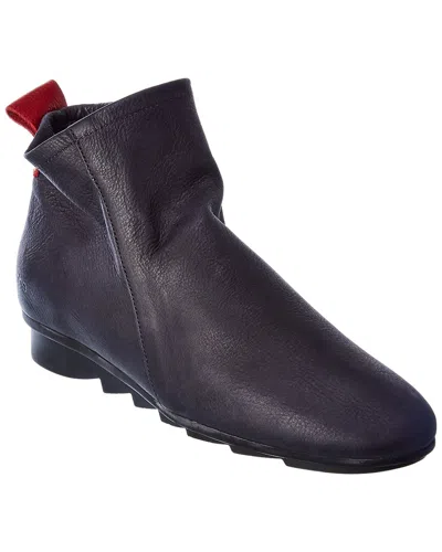 Arche Bibiki Leather Bootie In Blue
