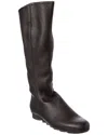 Arche Biboth Leather Knee-high Boot In Black
