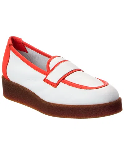 Arche Comael Leather Platform Loafer In Multi