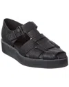 Arche Comaya Leather Sandal In Black