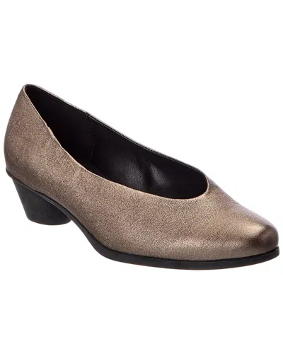 Arche Cynoa Leather Pump In Brown