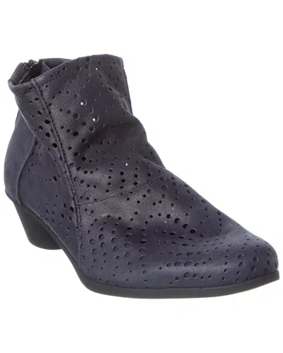 Arche Cynoos Leather Flat In Black
