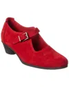 Arche Cynori Suede Pump In Red