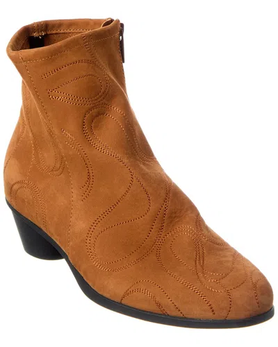Arche Cynpik Leather Bootie In Orange
