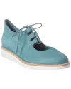 Arche Danako Leather Flat In Blue