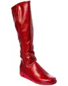Arche Daybbo Leather Boot In Red