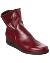 Arche Daykam Leather Boot In Burgundy