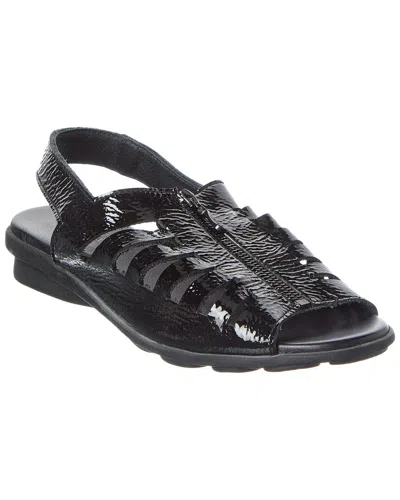 Arche Denhae Leather Sandal In Black