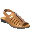 Arche Denhae Leather Sandal In Multi