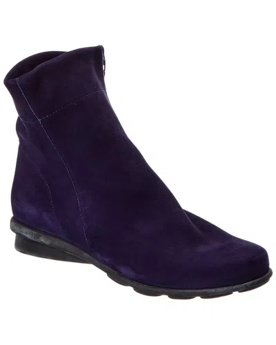 Arche Deniki Leather Boot In Purple